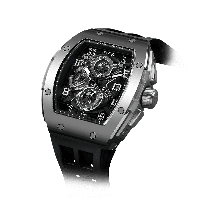 ساعة Elemental Series-Quarter TB8211Q فضية سوداء