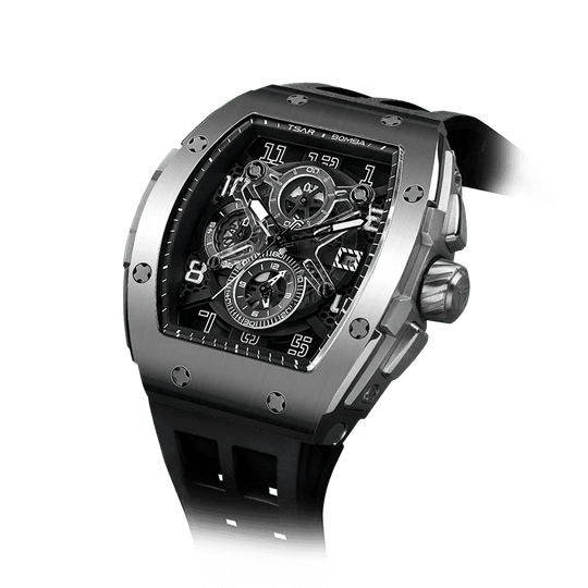 Elemental Series-Quartz Watch TB8211Q Silver Black