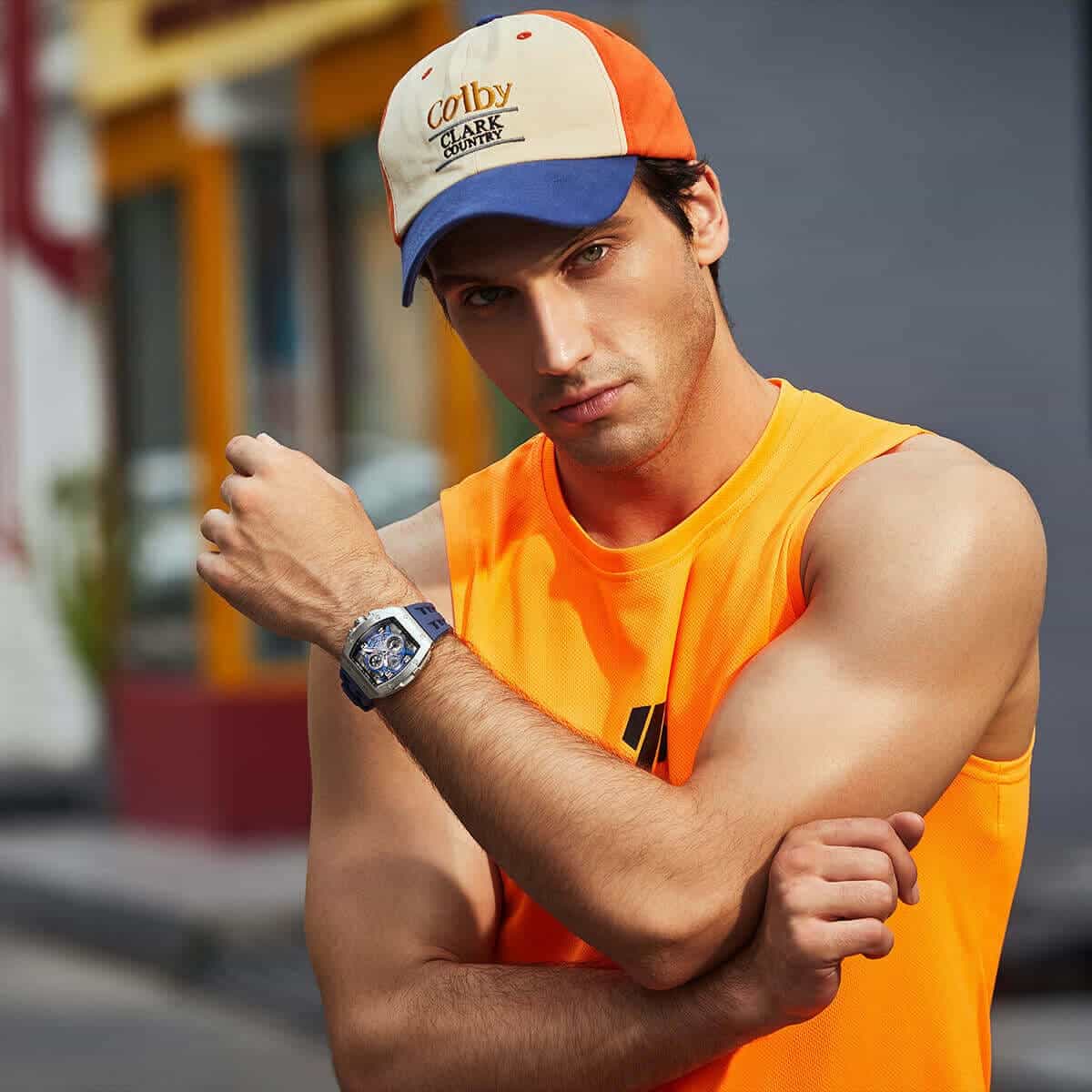 Elemental Series-Quartz Watch TB8211Q Sliver Blue