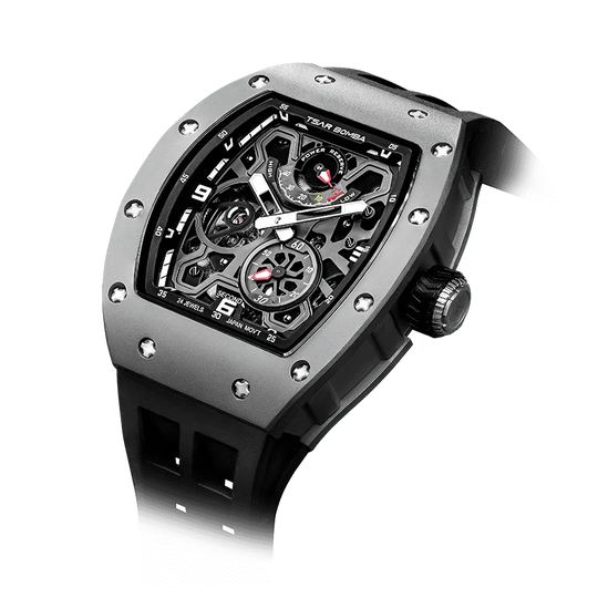 Elemental Series-Automatic Watch TB8212 Ceramic Titanium Silver