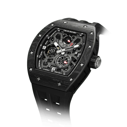Elemental Series-Automatic Watch TB8212 Carbon Fiber Black