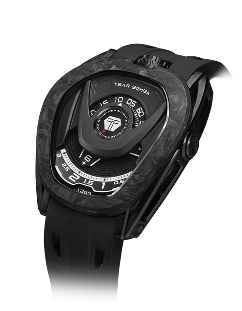 Load image into Gallery viewer, Reactor-Interchangeable Automatic Watch Carbon Fiber Black
