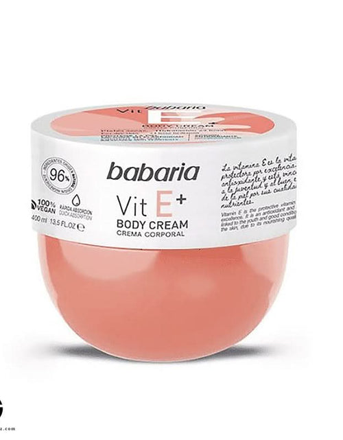 Load image into Gallery viewer, Babaria Vit E body cream  400ml
