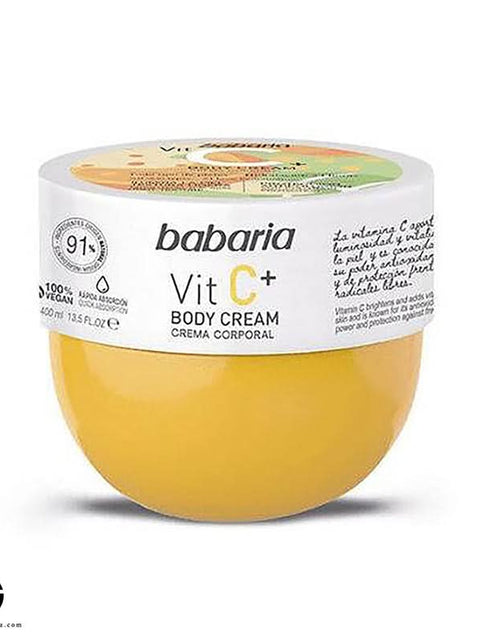 Load image into Gallery viewer, Babaria Vit C body cream 400ml

