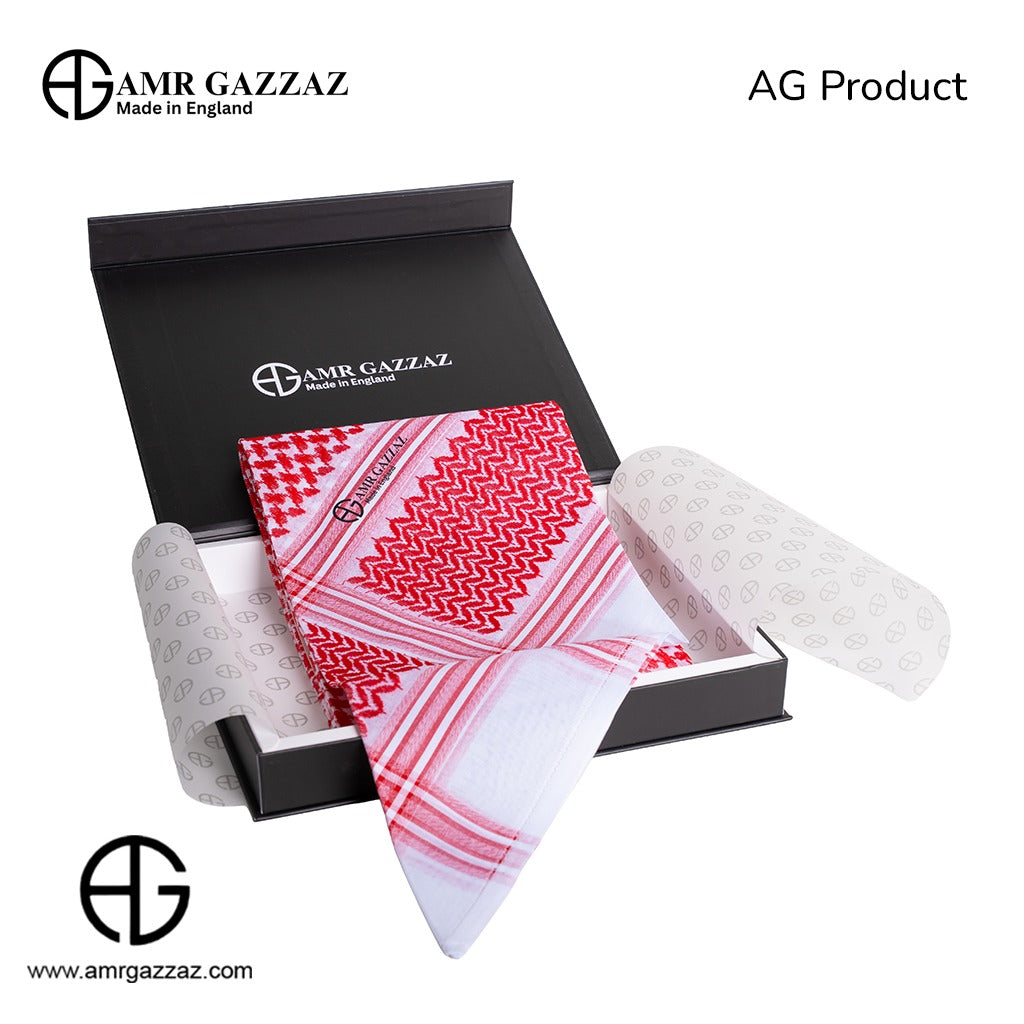 Amr Gazzaz English Shemagh classic red new special 2026