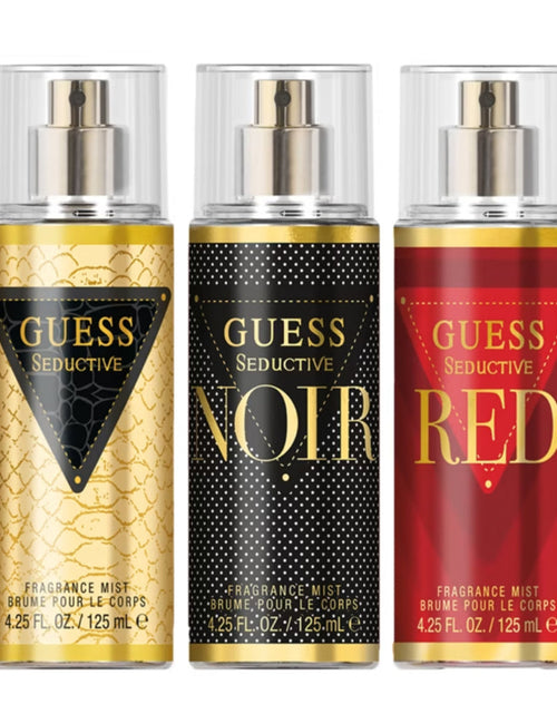 تحميل الصورة إلى عارض المعرض، مجموعة هدايا GUESS Trio Frag Mist 3*125 مل (سيداكتيف + نوار + أحمر للنساء)
