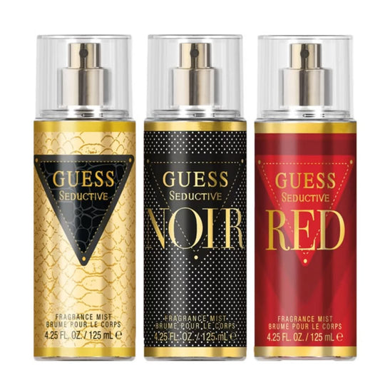 GUESS Trio Frag Mist Set 3*125Ml(Seductive+Noir+Red Women) GIFT SET for Women