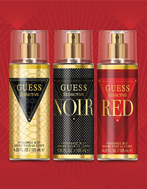 تحميل الصورة إلى عارض المعرض، مجموعة هدايا GUESS Trio Frag Mist 3*125 مل (سيداكتيف + نوار + أحمر للنساء)
