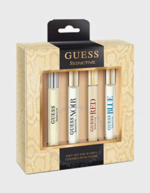 تحميل الصورة إلى عارض المعرض، مجموعة هدايا GUESS Seductive Mini Set 4 × 7.5 مل للنساء
