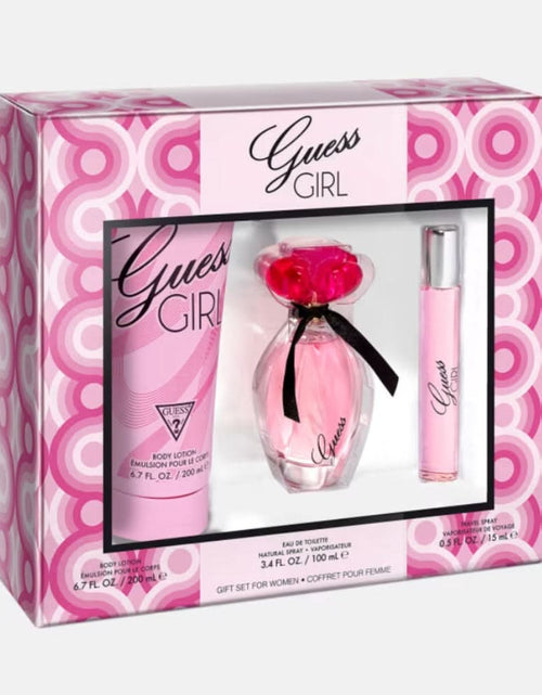 Load image into Gallery viewer, GUESS Girl (100Ml Edt-15Ml Ts-200Ml Bl) GIFT SET for Women
