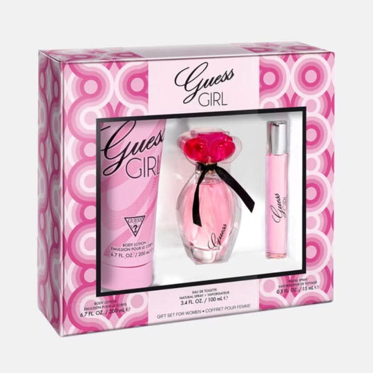 GUESS Girl (100Ml Edt-15Ml Ts-200Ml Bl) GIFT SET for Women
