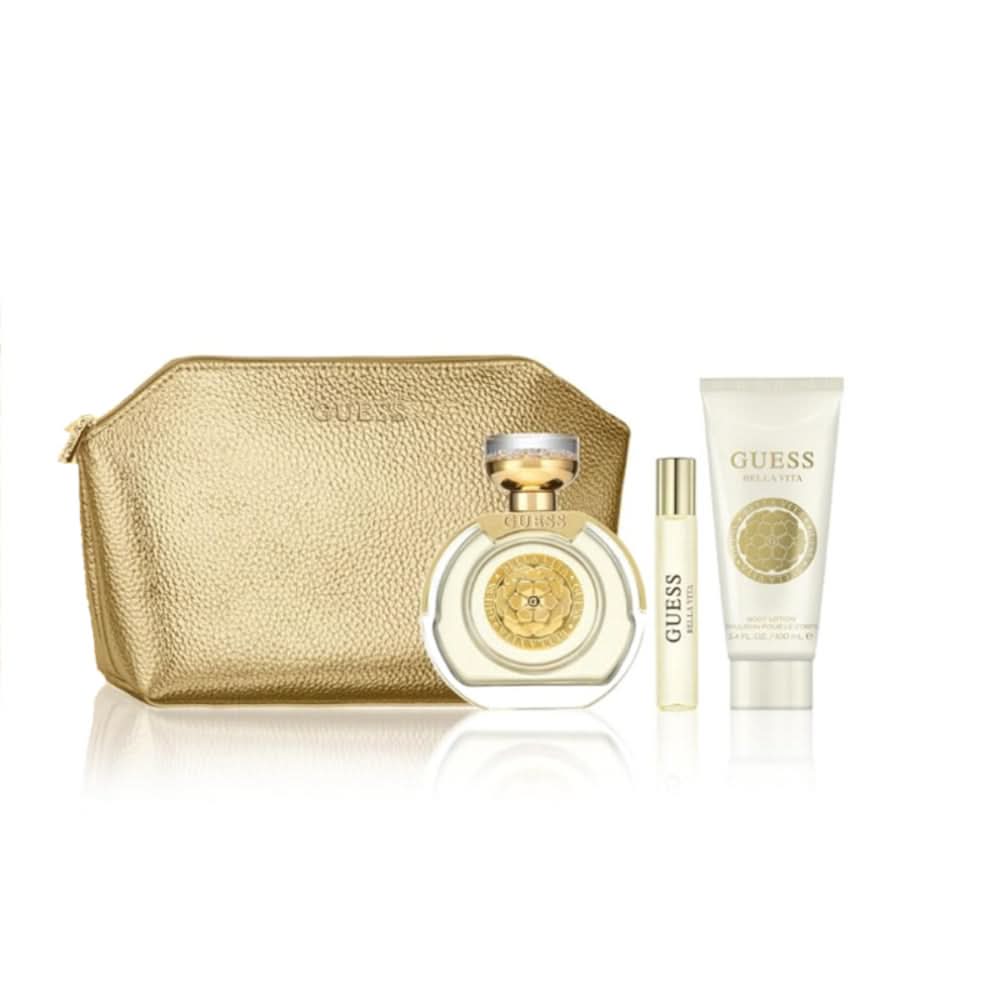 GUESS Bella Vita W (100Ml Edp-15Ml Ts-100Ml Bl + Pouch) GIFT SET for Women
