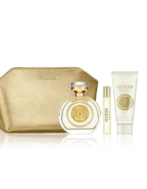 Load image into Gallery viewer, GUESS Bella Vita W (100Ml Edp-15Ml Ts-100Ml Bl + Pouch) GIFT SET for Women
