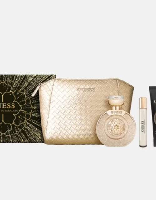 Load image into Gallery viewer, GUESS Bella Vita Paradiso W (100Ml Edp-15Ml Ts-100Ml Bl + Pouch) GIFT SET for Women
