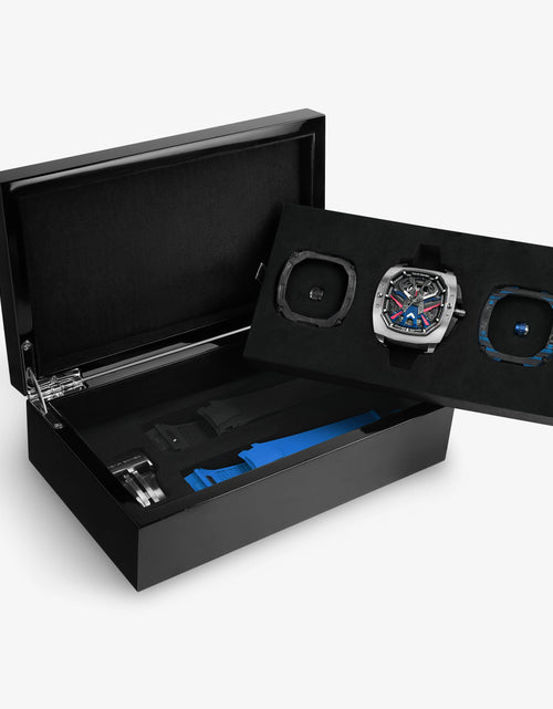 تحميل الصورة إلى عارض المعرض، Dark Matter-Interchangeable Automatic Watch TB8603 Blue Set
