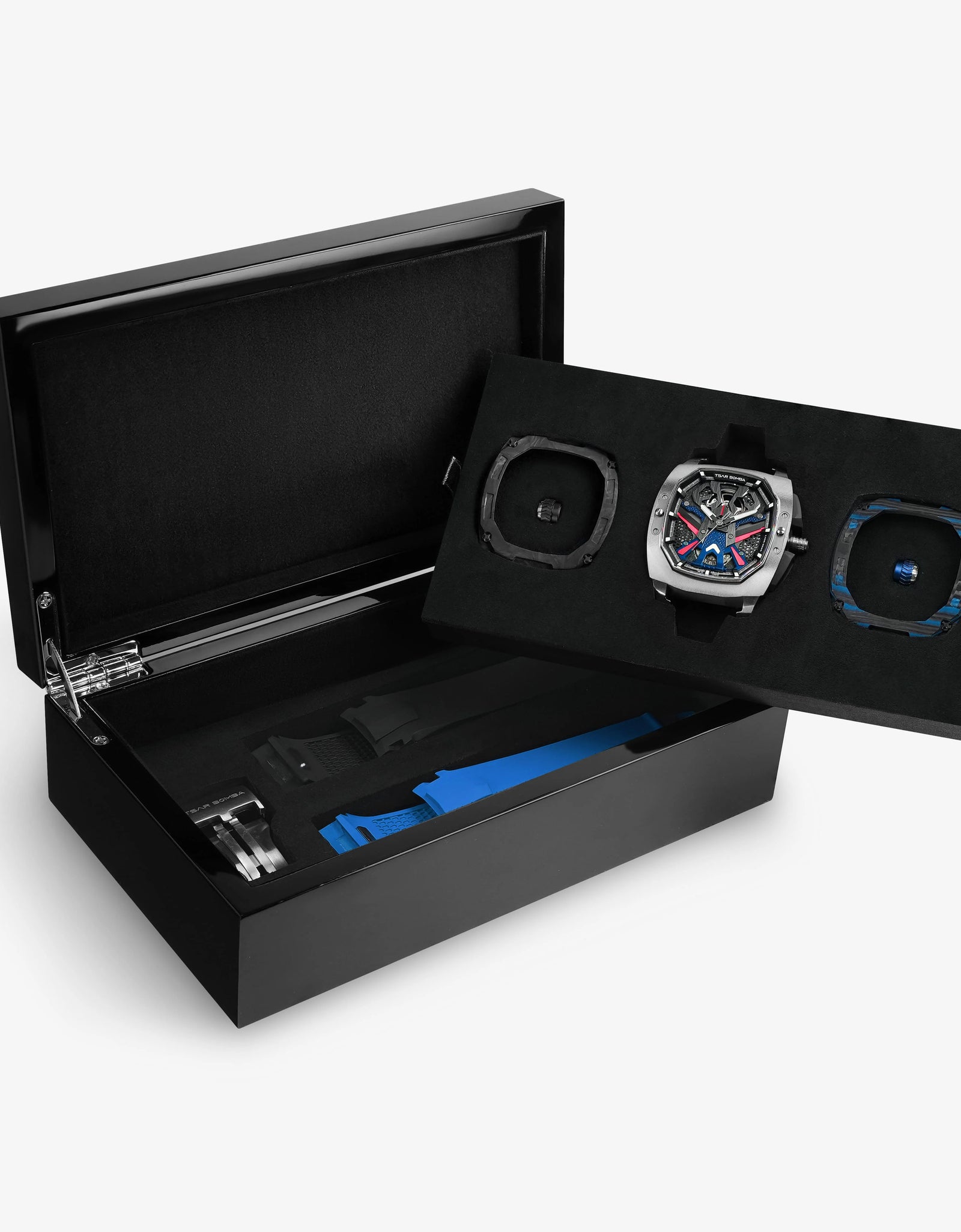 Dark Matter-Interchangeable Automatic Watch TB8603 Blue Set