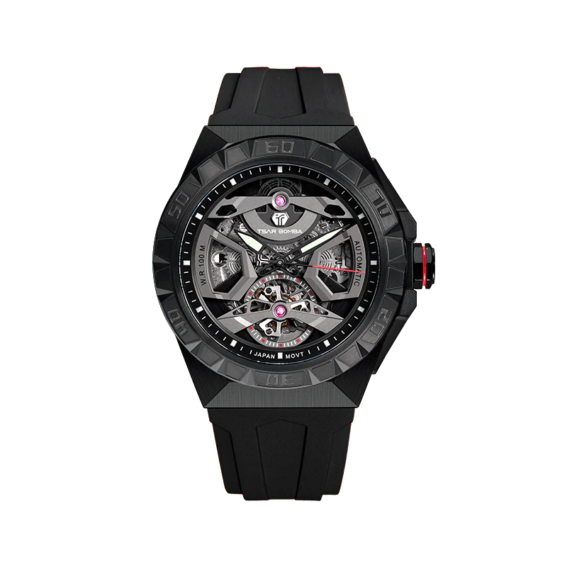 Elemental Series-Automatic Watch TB8804A Silver Black