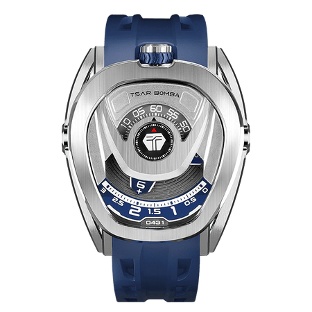 ساعة Elemental Series-Quarter TB8211Q باللون الأزرق الفضي