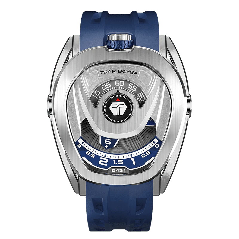 ساعة Elemental Series-Quarter TB8211Q باللون الأزرق الفضي