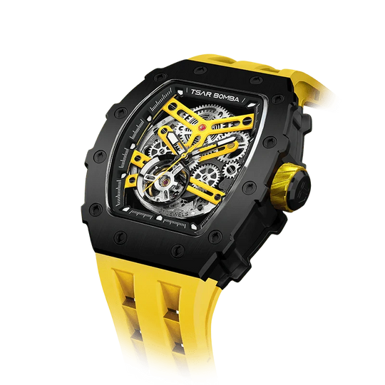 Elemental Series-Automatic Watch TB8208A Black Yellow