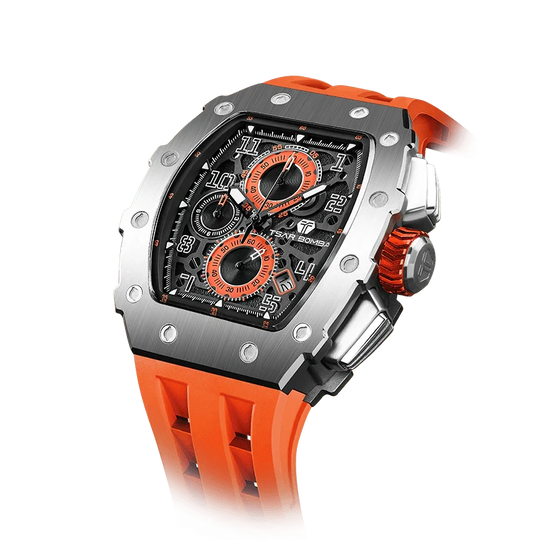 Elemental Series-Calendar Version TB8204Q Silver Orange