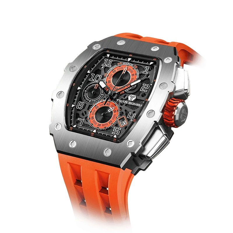 Elemental Series-Calendar Version TB8204Q Silver Orange