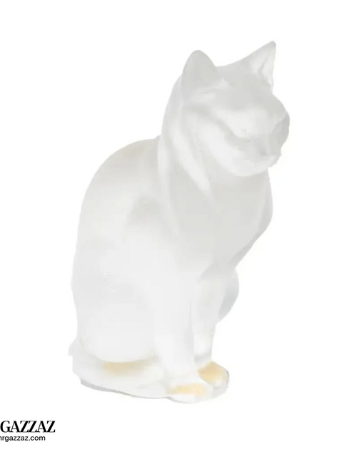 Load image into Gallery viewer, Crystal Lalique France Seated Cat
