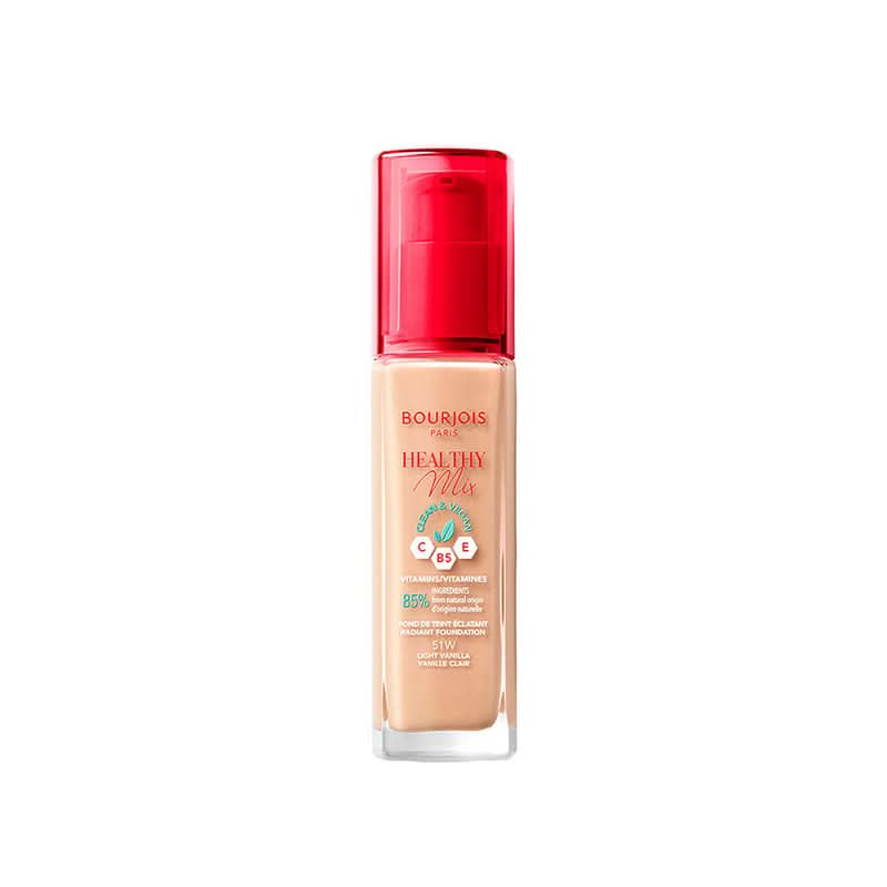 Bourjois Healthy Mix Clean & Vegan Radiant Foundation 51W Light Vanilla