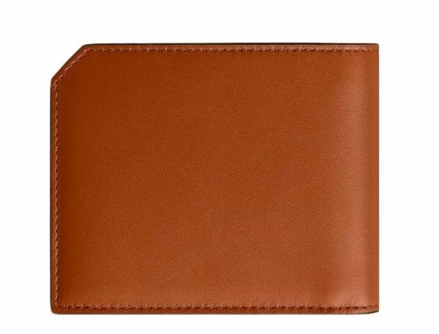 Montblanc Selection Soft Wallet 6 Cards - Camel Brown Leather