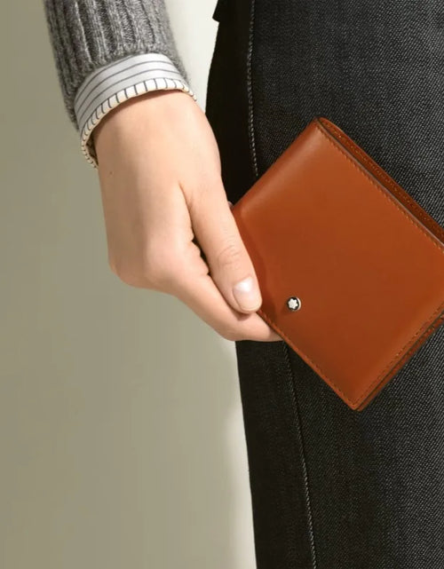 تحميل الصورة إلى عارض المعرض، Montblanc Selection Soft Wallet 6 Cards - Camel Brown Leather
