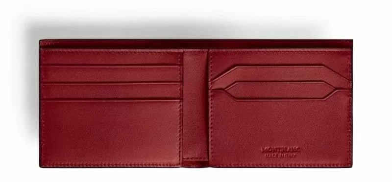 Montblanc Meisterstuck Wallet - 6 Cards in Red Leather