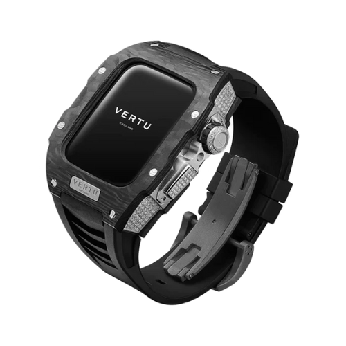 Load image into Gallery viewer, VERTU METAWATCH H1 BLACK DIAMOND — BLACK STRAP
