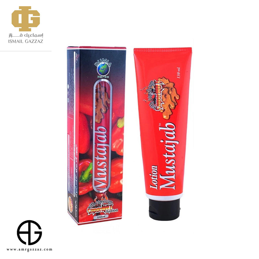 Mustajab Super Hot Lotion Ginger & Pepper Extract 130ml
