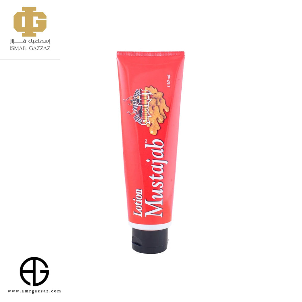 Mustajab Super Hot Lotion Ginger & Pepper Extract 130ml