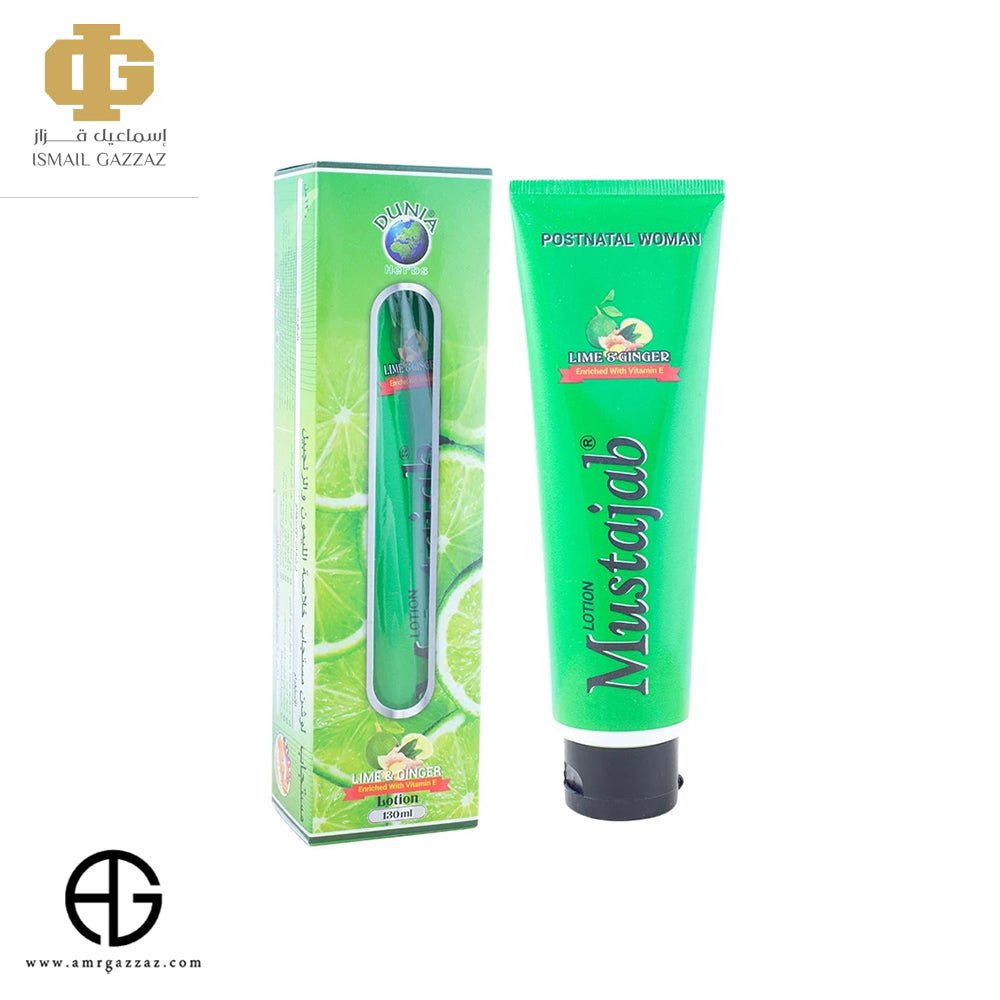 Mustajab Lotion With Ginger Extract And Lemon 130ml