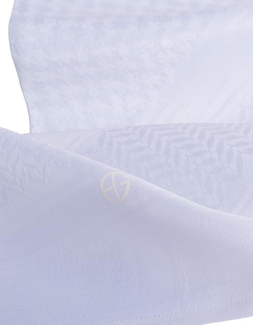 Load image into Gallery viewer, Amr Gazzaz English Shemagh classic white new 2026
