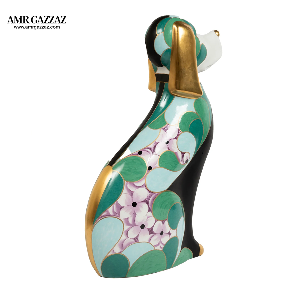 Manifattura Artistica Le Porcellane dog from Firenze