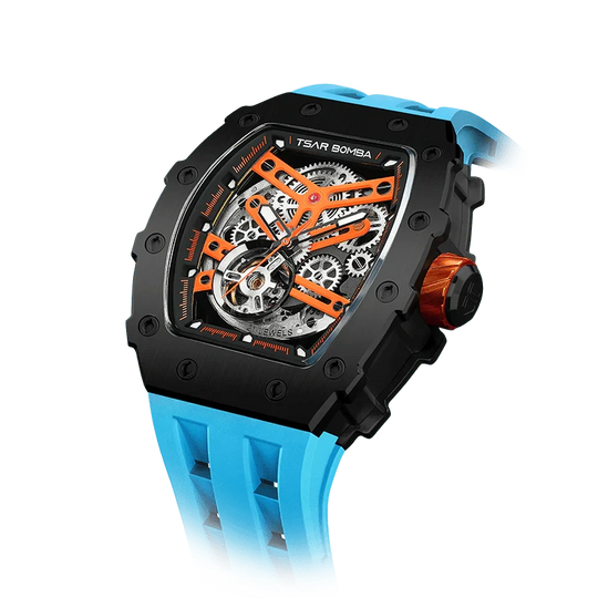 Elemental Series-Automatic Watch TB8208A Black Blue