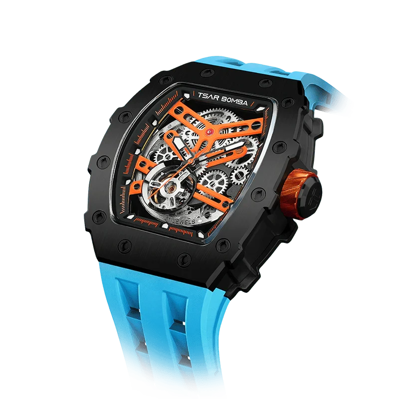 Elemental Series-Automatic Watch TB8208A Black Blue