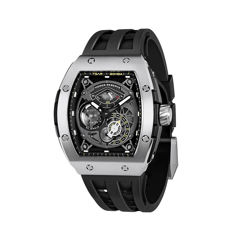 Elemental Series-Automatic Watch TB8210A Silver Black
