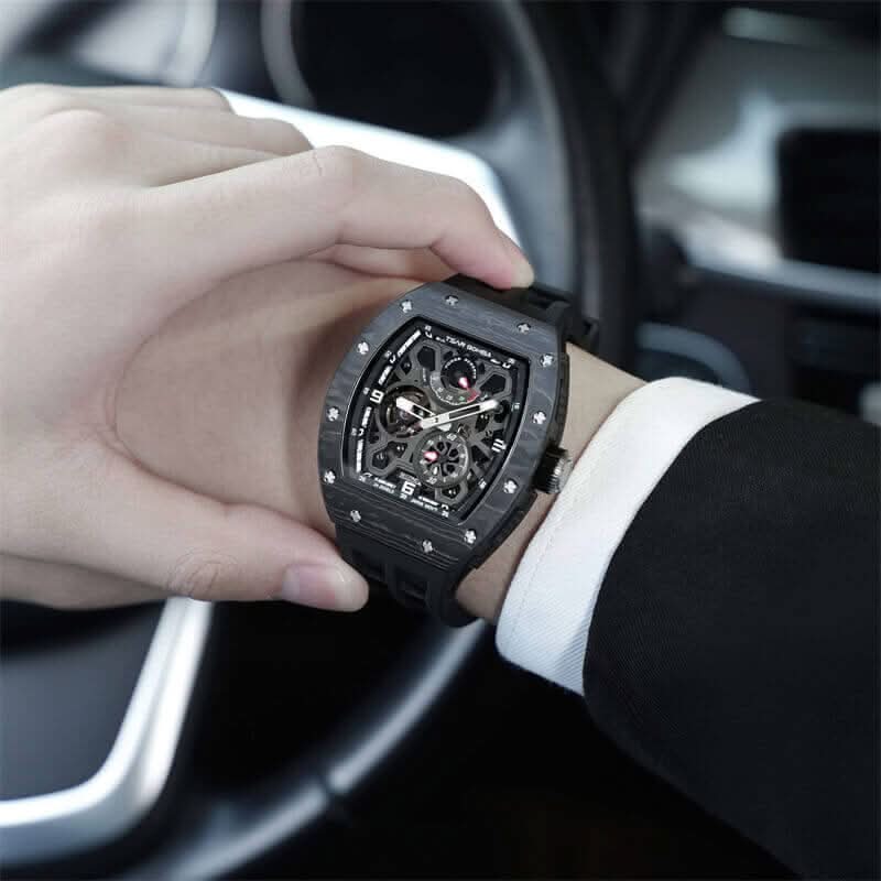 Elemental Series-Automatic Watch TB8212 Carbon Fiber Black