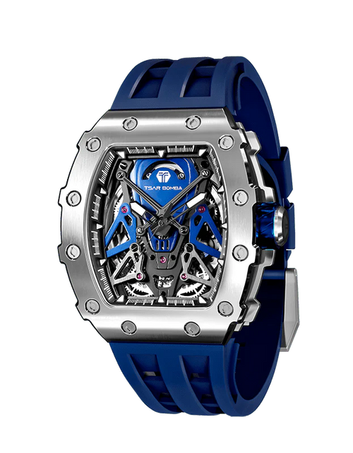 Load image into Gallery viewer, Elemental Series-Automatic Watch TB8207A Silver Blue
