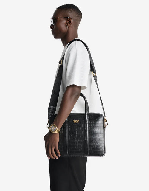 Load image into Gallery viewer, Briefcase / Croco Embossed
