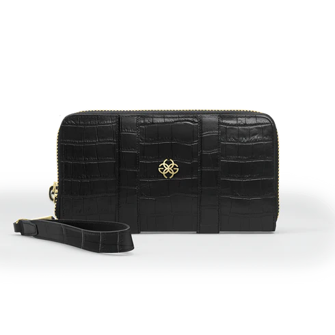 Zippy Wallet / Croco Embossed
