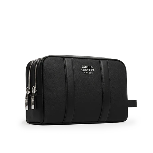 Toiletry Bag / Saffiano Leather - Large