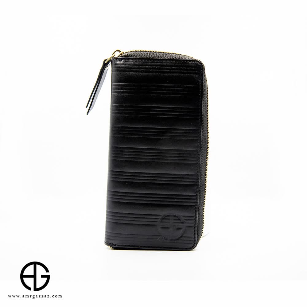 Leather Zip Wallet AG-WL001