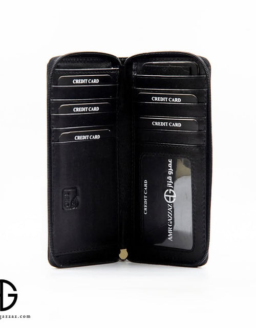 تحميل الصورة إلى عارض المعرض، Leather Zip Wallet AG-WL003
