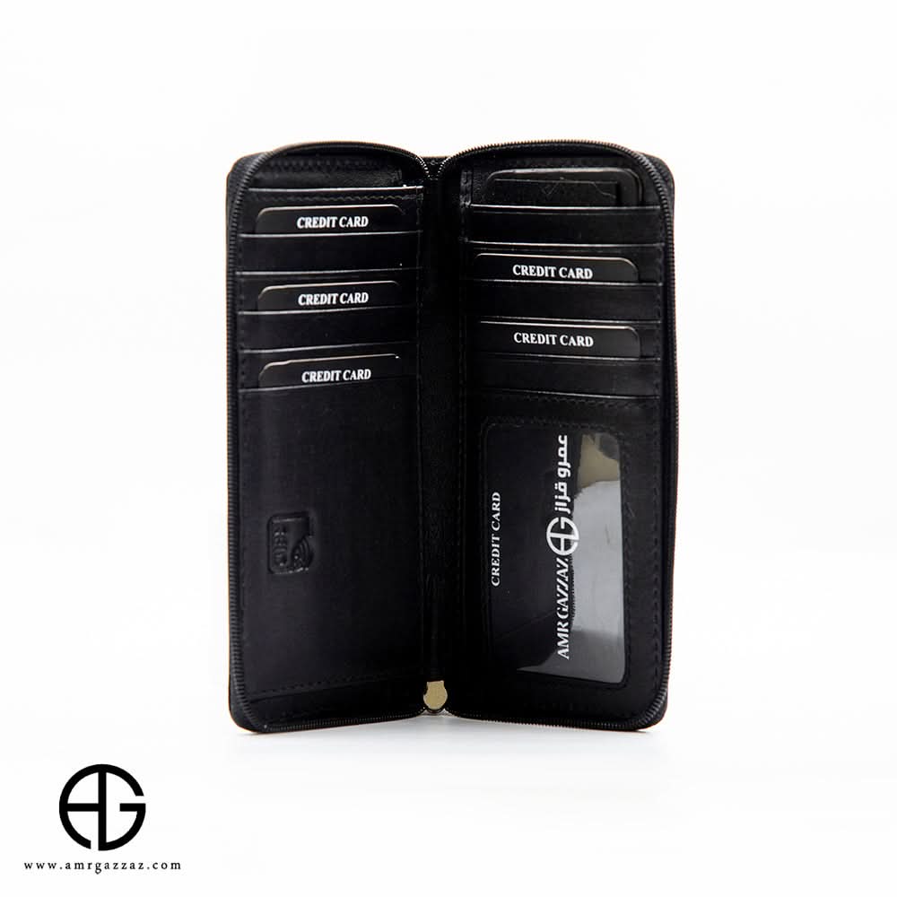 Leather Zip Wallet AG-WL003