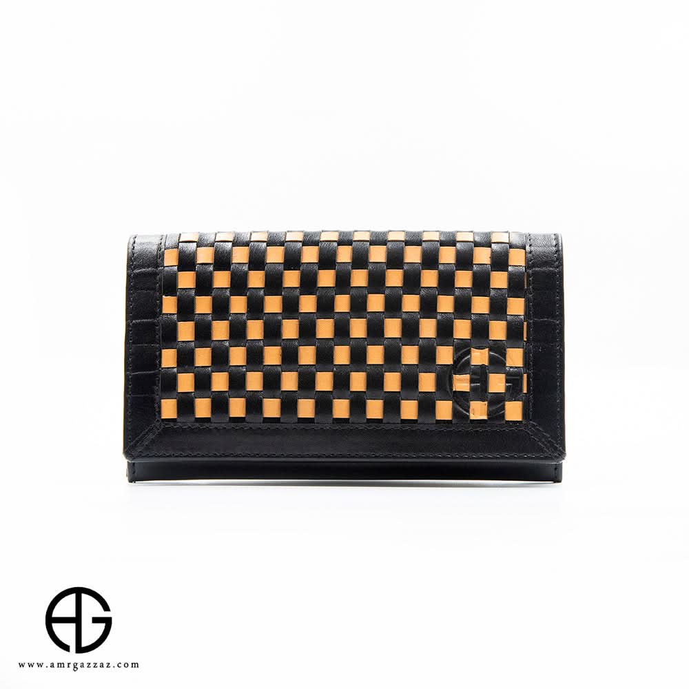 Woven Leather Wallet AG-WL004
