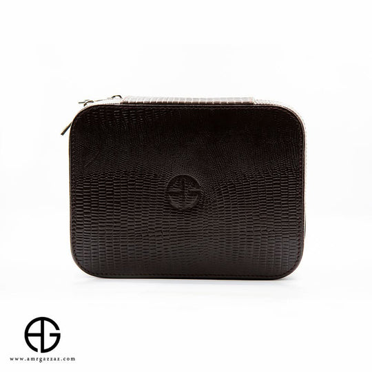 Textured Leather Watch Travel Case AG-WL013